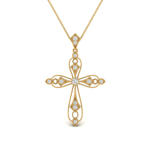 antique-delicate-cross-necklace-in-yellow-gold-FDPD10877ANGLE1-NL-YG