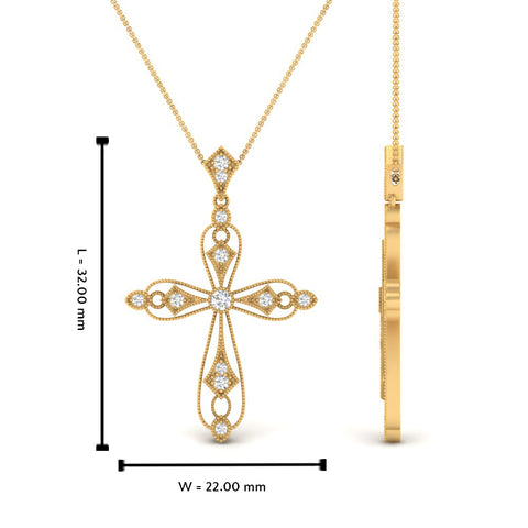 antique-delicate-cross-necklace-in-yellow-gold-FDPD10877ANGLE2-NL-YG-HW