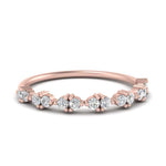 Load image into Gallery viewer, antique-delicate-diamond-wedding-band-in-rose-gold-FDEWB122534B-NL-RG.jpg

