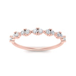 Load image into Gallery viewer, antique-delicate-diamond-wedding-band-in-rose-gold-FDEWB122534B-NL-RG.jpg
