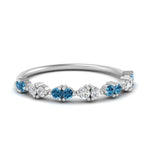 Load image into Gallery viewer, antique-delicate-diamond-wedding-band-with-blue-topaz-in-white-gold-FDEWB122534BGICBLTO-NL-WG.jpg
