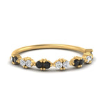 Load image into Gallery viewer, antique-delicate-wedding-band-with-black-diamond-in-yellow-gold-FDEWB122534BGBLACK-NL-YG.jpg
