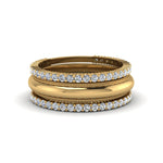 Load image into Gallery viewer, antique-diamond-stack-wedding-band-in-18K-yellow-gold-FD8053B-NL-YG.jpg
