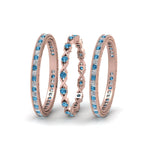 Load image into Gallery viewer, antique-diamond-stackable-band-with-blue-topaz-in-rose-gold-FD9117ROGICBLTOANGLE3-NL-RG.jpg
