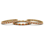 Load image into Gallery viewer, antique-diamond-stackable-band-with-orange-sapphire-in-yellow-gold-FD9117ROGSAORANGLE3-NL-YG.jpg

