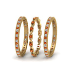 Load image into Gallery viewer, antique-diamond-stackable-band-with-orange-sapphire-in-yellow-gold-FD9117ROGSAORANGLE3-NL-YG.jpg
