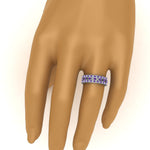 Load image into Gallery viewer, antique-diamond-stackable-band-with-purple-topaz-in-white-gold-FD9117ROGVITOANGLE3-NL-WG.jpg
