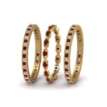 Load image into Gallery viewer, antique-diamond-stackable-band-with-ruby-in-yellow-gold-FD9117ROGRUDRANGLE3-NL-YG.jpg
