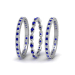 Load image into Gallery viewer, antique-diamond-stackable-band-with-sapphire-in-white-gold-FD9117ROGSABLANGLE3-NL-WG.jpg
