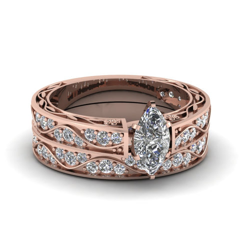 antique-inspired-marquise-cut-natural-diamond-bridal-set-set-in-rose-gold-FDENS3543MQ-NL-RG