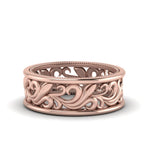 Load image into Gallery viewer, Antique Mens Wide Filigree Band
