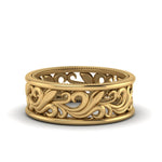 Load image into Gallery viewer, Antique Mens Wide Filigree Band

