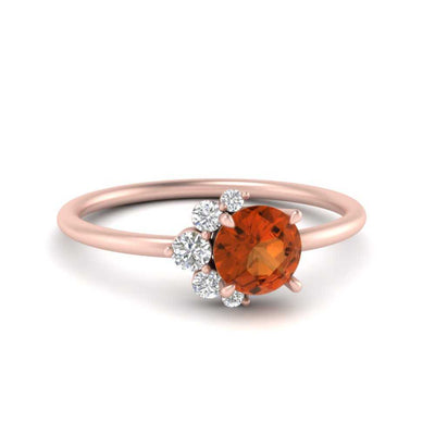 Antique Round Gemstone Rings