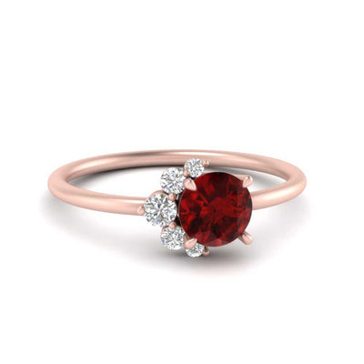 Antique Round Gemstone Rings
