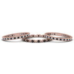 Load image into Gallery viewer, antique-stackable-band-with-black-diamond-in-rose-gold-FD9117ROGBLACKANGLE3-NL-RG.jpg
