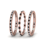 Load image into Gallery viewer, antique-stackable-band-with-black-diamond-in-rose-gold-FD9117ROGBLACKANGLE3-NL-RG.jpg
