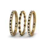 Load image into Gallery viewer, antique-stackable-band-with-black-diamond-in-yellow-gold-FD9117ROGBLACKANGLE3-NL-YG.jpg
