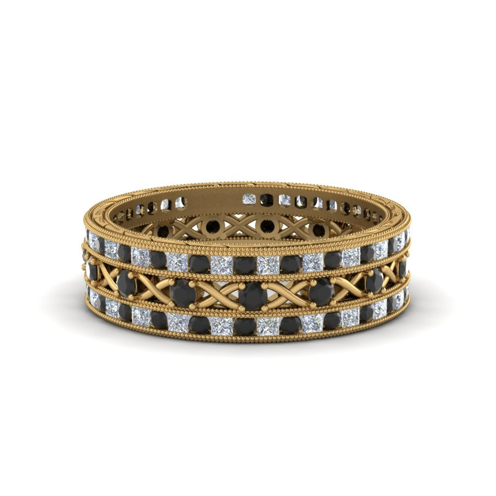 antique-stackable-band-with-black-diamond-in-yellow-gold-FD9117ROGBLACKANGLE3-NL-YG.jpg
