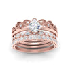 Load image into Gallery viewer, antique-stacked-bands-solitaire-diamond-ring-in-FD10171-NL-RG