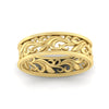 Load image into Gallery viewer, antique-style-filigree-band-for-women-in-yellow-gold-fdw9301angle5-nl-yg
