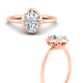 Thumbnail 6 - antique-style-oval-bezel-solitaire-engagement-ring-in-rose-gold-fdenr11614ovangle3-nl-rg.jpg