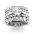 Thumbnail 5 - art-deco-5-stack-bridal-ring-set-in-FD-10121RO-NL-WG