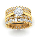 Thumbnail 8 - art-deco-5-stack-bridal-ring-set-in-FD-10121RO-NL-YG