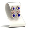 Load image into Gallery viewer, art-deco-chandelier-blue-sapphire-earring-in-rose-gold-FDEAR11494GSABL-NL-RG.jpg