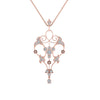 Load image into Gallery viewer, art-deco-filigree-diamond-necklace-in-FDPD8600ANGLE2-NL-RG