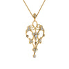 Load image into Gallery viewer, art-deco-filigree-diamond-necklace-in-FDPD8600ANGLE2-NL-YG