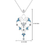 Load image into Gallery viewer, art-deco-filigree-diamond-necklace-with-blue-topaz-in-FDPD8600GICBLTOANGLE2-NL-WG