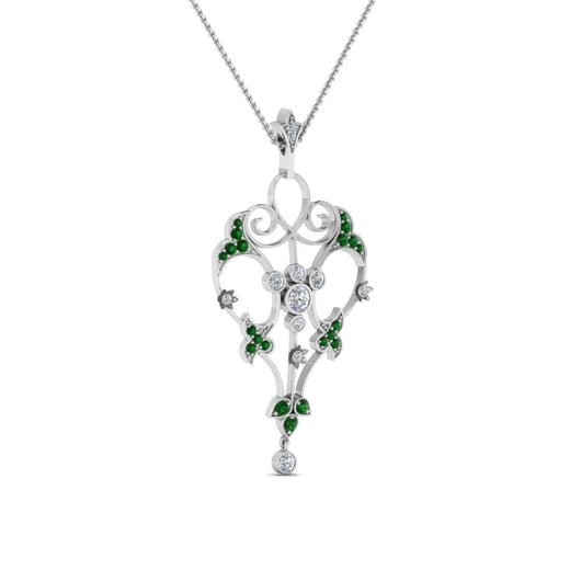 art-deco-filigree-diamond-necklace-with-emerald-in-FDPD8600GEMGRANGLE2-NL-WG