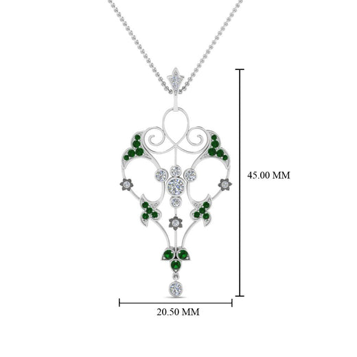 art-deco-filigree-diamond-necklace-with-emerald-in-FDPD8600GEMGRANGLE2-NL-WG