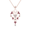 Load image into Gallery viewer, art-deco-filigree-diamond-necklace-with-pink-sapphire-in-FDPD8600GSADRPIANGLE2-NL-RG