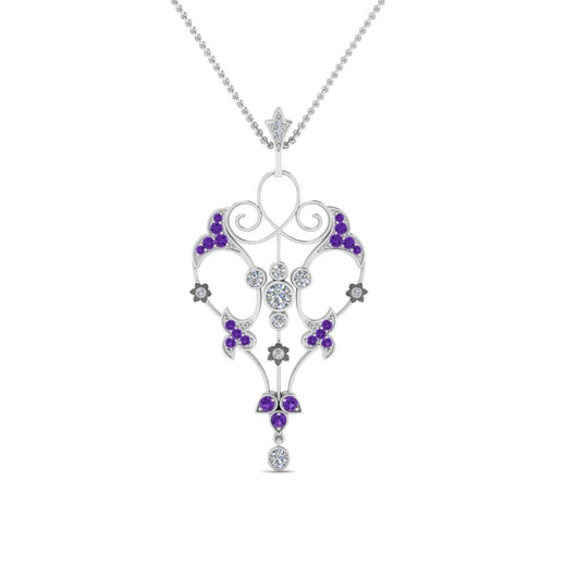 art-deco-filigree-diamond-necklace-with-purple-topaz-in-FDPD8600GVITOANGLE2-NL-WG