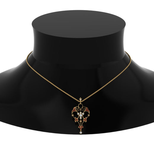 art-deco-filigree-diamond-necklace-with-ruby-in-FDPD8600GRUDRANGLE2-NL-YG