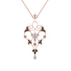 Load image into Gallery viewer, art-deco-filigree-necklace-with-black-diamond-in-FDPD8600GBLACKANGLE2-NL-RG