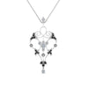 Load image into Gallery viewer, art-deco-filigree-necklace-with-black-diamond-in-FDPD8600GBLACKANGLE2-NL-WG