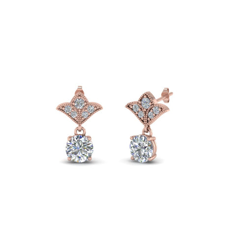 art-deco-inspired-round-drop-earring-in-14K-rose-gold-FDEAR8425-0.25CT-NL-RG