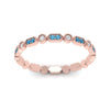 Load image into Gallery viewer, art-deco-thin-stacking-diamond-eternity-band-with-blue-topaz-in-rose-gold-FDEWB2139GICBLTOANGLE3-NL-RG.jpg