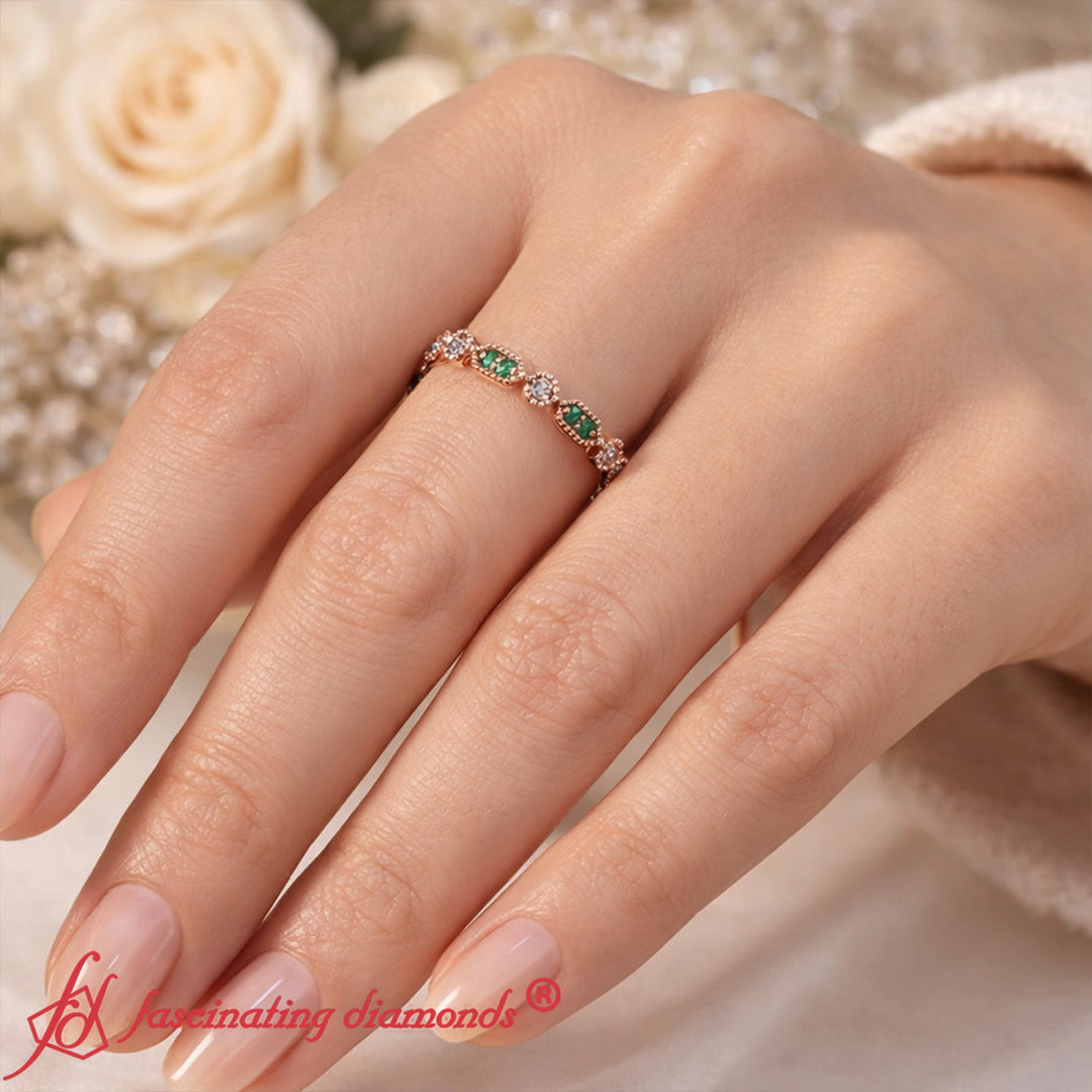 art-deco-thin-stacking-diamond-eternity-band-with-emerald-in-rose-gold-FDEWB2139GEMGR-NL-RG-10