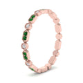 Thumbnail 32 - art-deco-thin-stacking-diamond-eternity-band-with-emerald-in-rose-gold-FDEWB2139GEMGRANGLE3-NL-RG.jpg