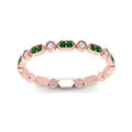 Thumbnail 31 - art-deco-thin-stacking-diamond-eternity-band-with-emerald-in-rose-gold-FDEWB2139GEMGRANGLE3-NL-RG.jpg
