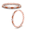 Load image into Gallery viewer, art-deco-thin-stacking-diamond-eternity-band-with-orange-sapphire-in-rose-gold-FDEWB2139GSAORANGLE3-NL-RG.jpg