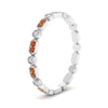 Load image into Gallery viewer, art-deco-thin-stacking-diamond-eternity-band-with-orange-sapphire-in-white-gold-FDEWB2139GSAORANGLE3-NL-WG.jpg