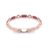 Load image into Gallery viewer, art-deco-thin-stacking-diamond-eternity-band-with-pink-sapphire-in-rose-gold-FDEWB2139GSADRPIANGLE3-NL-RG.jpg
