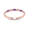 Thumbnail 47 - art-deco-thin-stacking-diamond-eternity-band-with-purple-topaz-in-rose-gold-FDEWB2139GVITOANGLE3-NL-RG.jpg