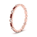 Thumbnail 36 - art-deco-thin-stacking-diamond-eternity-band-with-ruby-in-rose-gold-FDEWB2139GRUDRANGLE3-NL-RG.jpg