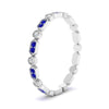 Load image into Gallery viewer, art-deco-thin-stacking-diamond-eternity-band-with-sapphire-in-white-gold-FDEWB2139GSABLANGLE3-NL-WG.jpg
