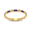 Load image into Gallery viewer, art-deco-thin-stacking-diamond-eternity-band-with-sapphire-in-yellow-gold-FDEWB2139GSABLANGLE3-NL-YG.jpg